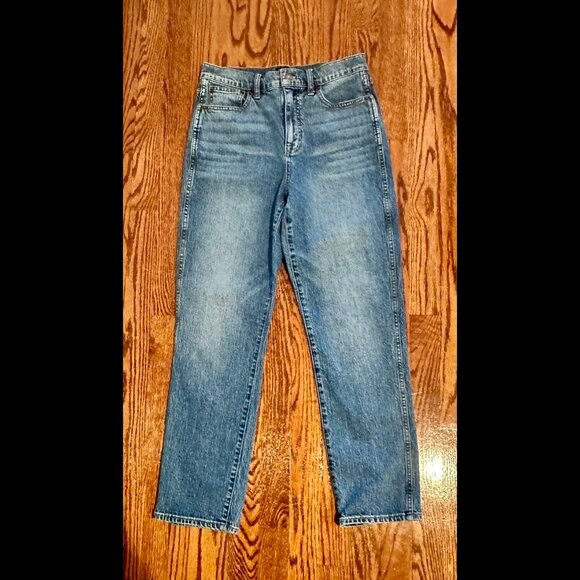 J.Crew Women's High-Rise Classic Vintage Jean 26 Ether Blue Wash - Picture 3 of 5